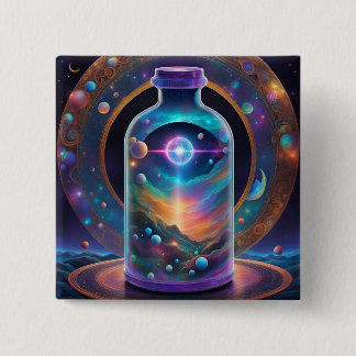Button - Time in a Bottle; Prismatic Galaxy