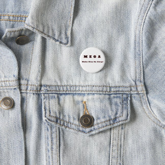 Button to support democracy, decency and justice.