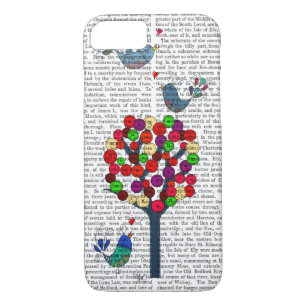 Button Tree and Birds Blue Case-Mate iPhone Case