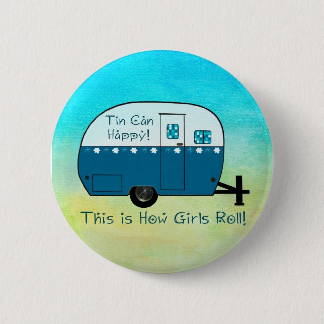 BUTTON | Vintage Camper (Front)