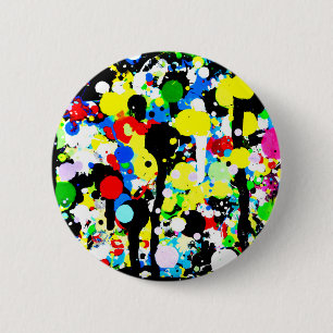 button with abstract image