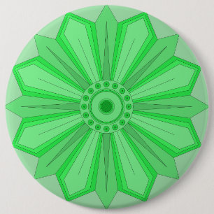 Button with art of flower