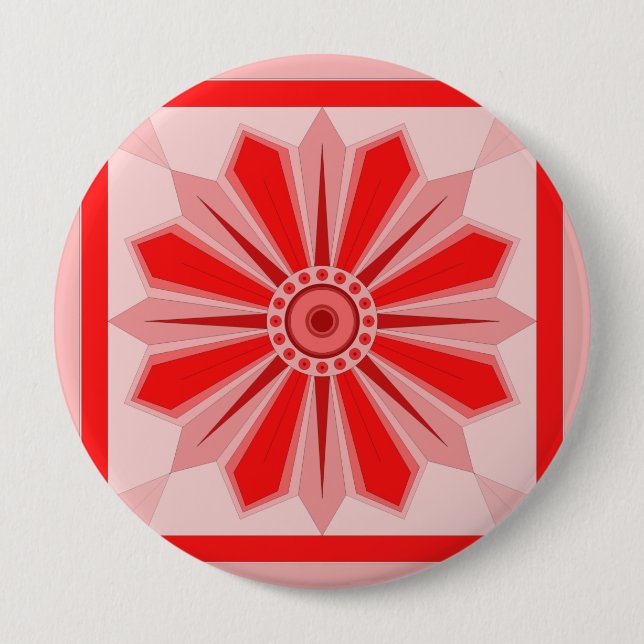 Button with art of flower (Front)