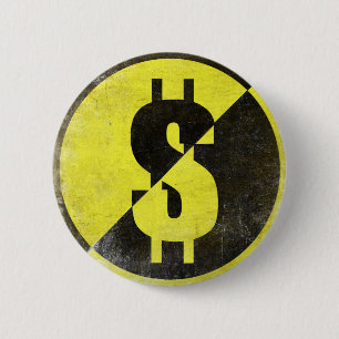Button with Cool Anarcho-Capitalist Flag