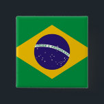 Button with Flag of Brazil<br><div class="desc">Button with flag of Brazil.</div>
