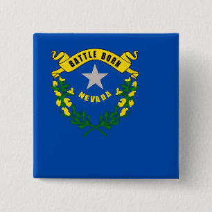 Button with Flag of Nevada