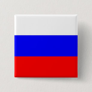 Button with Flag of Russia