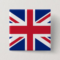Button with Flag of the United Kingdom