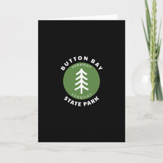 Button Y State Park Vermont Vt Forest Tree Dge  Card
