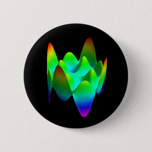 Button: Zernike polynomial Z(8,4) 6 Cm Round Badge