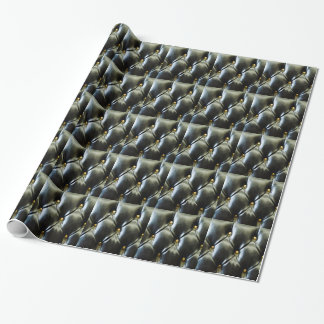 Buttoned Leather Wrapping Paper