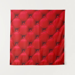 Buttoned on the red Texture. Repeat pattern Tapestry