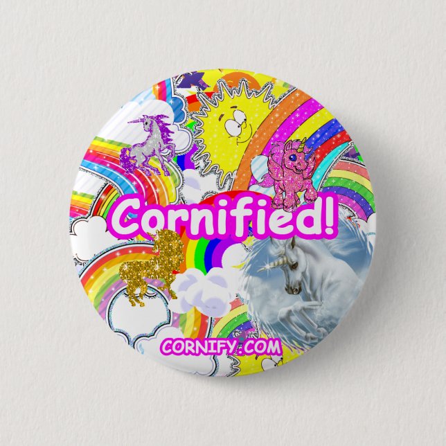 Buttons! 6 Cm Round Badge (Front)