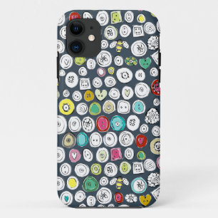 buttons and bees slate Case-Mate iPhone case