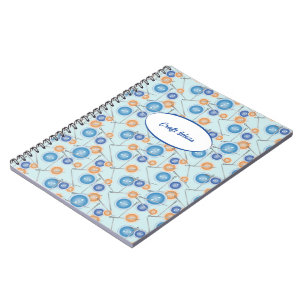 Buttons and Sewing Needles Spiral Notebook