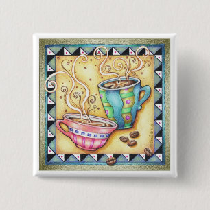BUTTONS - COOL BEANS! COFFEE ART