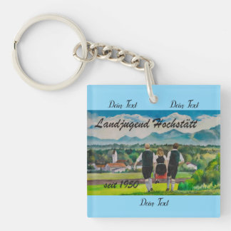 buttons key ring