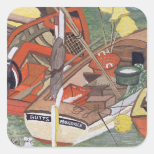Butts of Mousehole 1995 Square Sticker