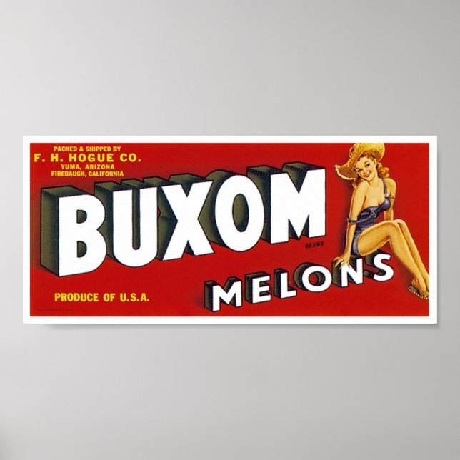 Buxom Mellons Poster (Front)