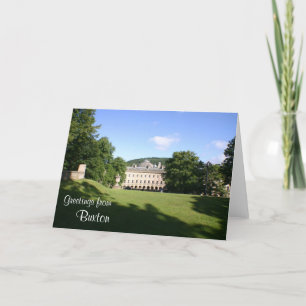 Buxton 'open' greetings card