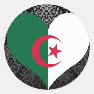 Buy Algeria Flag Classic Round Sticker