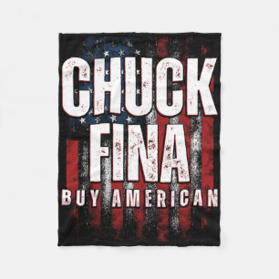 Buy American Chuck Fina China Trade Liberation Day Fleece Blanket