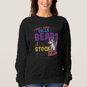 Buy And Hold Shareholder Bull Bear Stock Market Sweatshirt