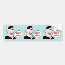 Buy Art Bumper Sticker, Denis Gaston Art