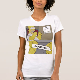 Buy Bitcoin Meme  Funny Crypto Cartoon Art T-Shirt