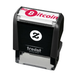 Buy Bitcoin Self Inking Rubber Stamp