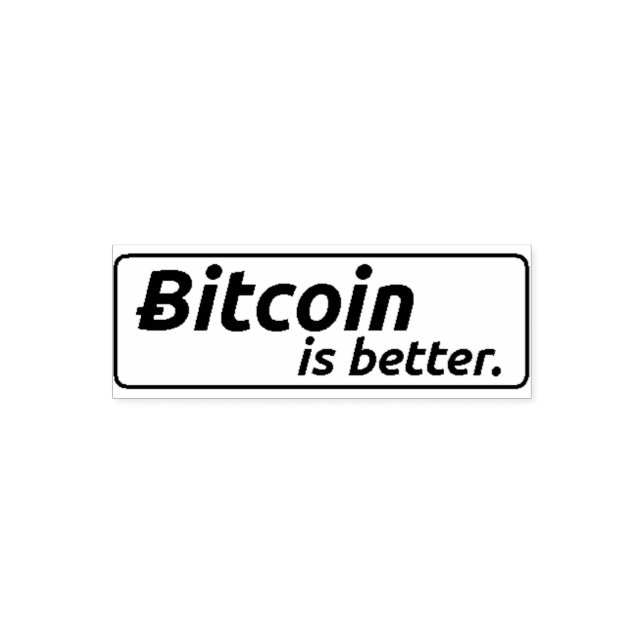 buy bitcoin stamp Self Inking Rubber Stamp (Design)