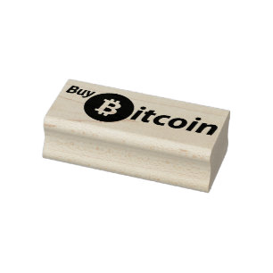 buy bitcoin Wood Art Stamp