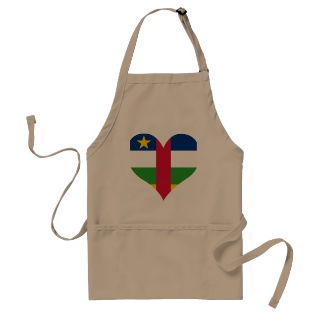 Buy Central African Republic Flag Standard Apron (Front)