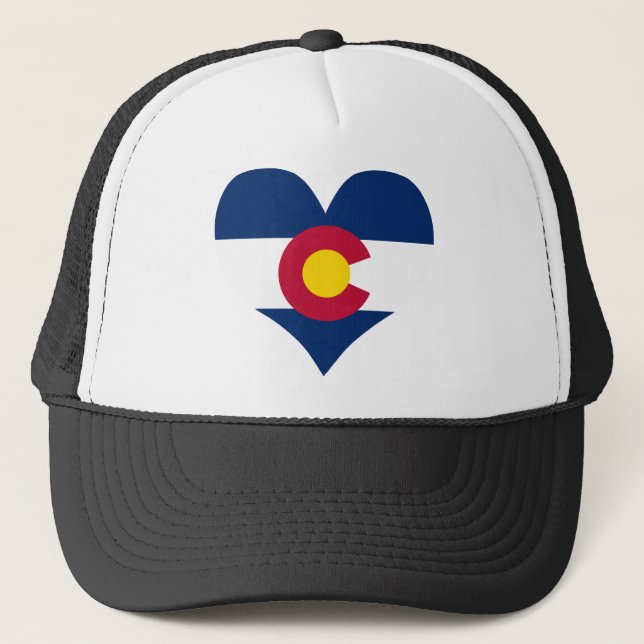 Buy Colorado Flag Trucker Hat (Front)