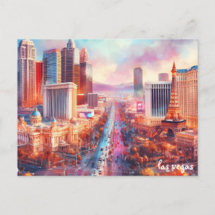 buy colourful Travel Vintage las vegas postcards