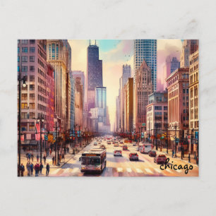 buy cool Travel Vintage chicago postcards