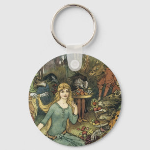 Buy From Us With a Golden Curl Key Ring