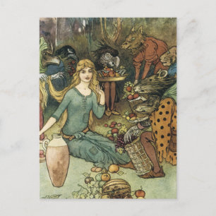 Buy From Us With a Golden Curl Postcard