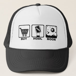 Buy Hodl Moon Trucker Hat