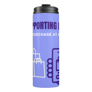 buy local busiess quote thermal tumbler