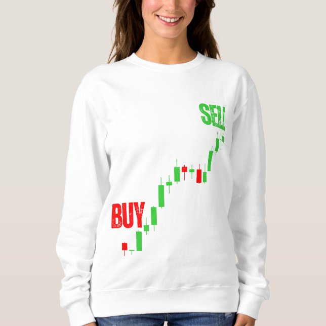 Buy Low Sell High Built for the Bull Rule the Bear Sweatshirt (Front)