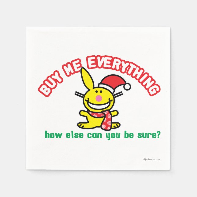 Buy Me Everything Napkin (Front)