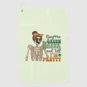 Buy Me Green Beer   St. Patrick's Day Golf Towel