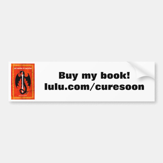 Buy my book! bumper sticker (Front)