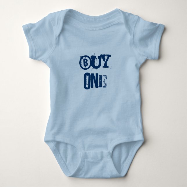 Buy One Get One Free- Twins (boys) Baby Bodysuit (Front)
