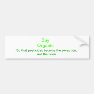 Buy Organic Bumper Sticker