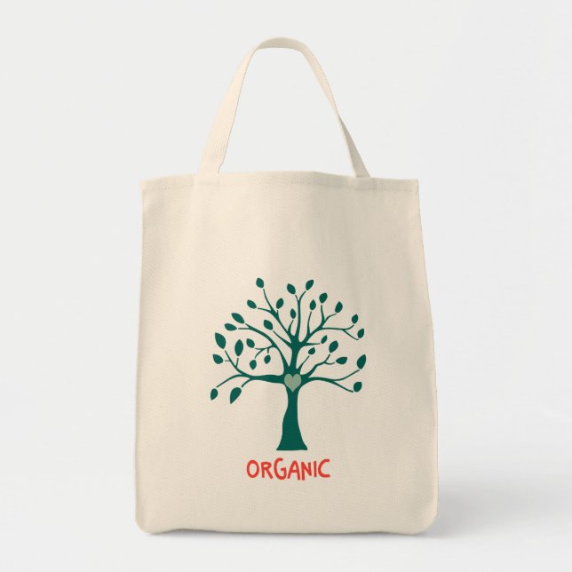 Buy Organic  Shopping  Tote Bag (Front)
