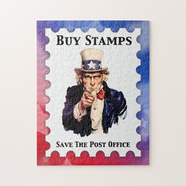 Buy Stamps Save The Post Office Jigsaw Puzzle (Vertical)