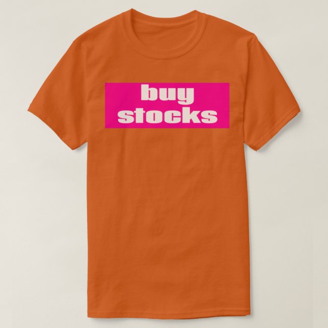 Buy Stocks T-Shirt (Design Front)
