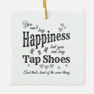 Buy Tap Shoes Dance Teacher or Student square Ceramic Ornament